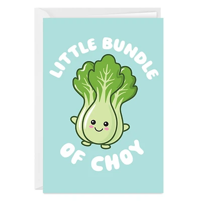 Little Bundle of Choy Custom New Baby Card for only USD 4.99 | Hallmark