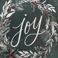 15" Joy Wreath on Dark Sage Extra-Deep Holiday Gift Bag for only USD 5.49 | Hallmark