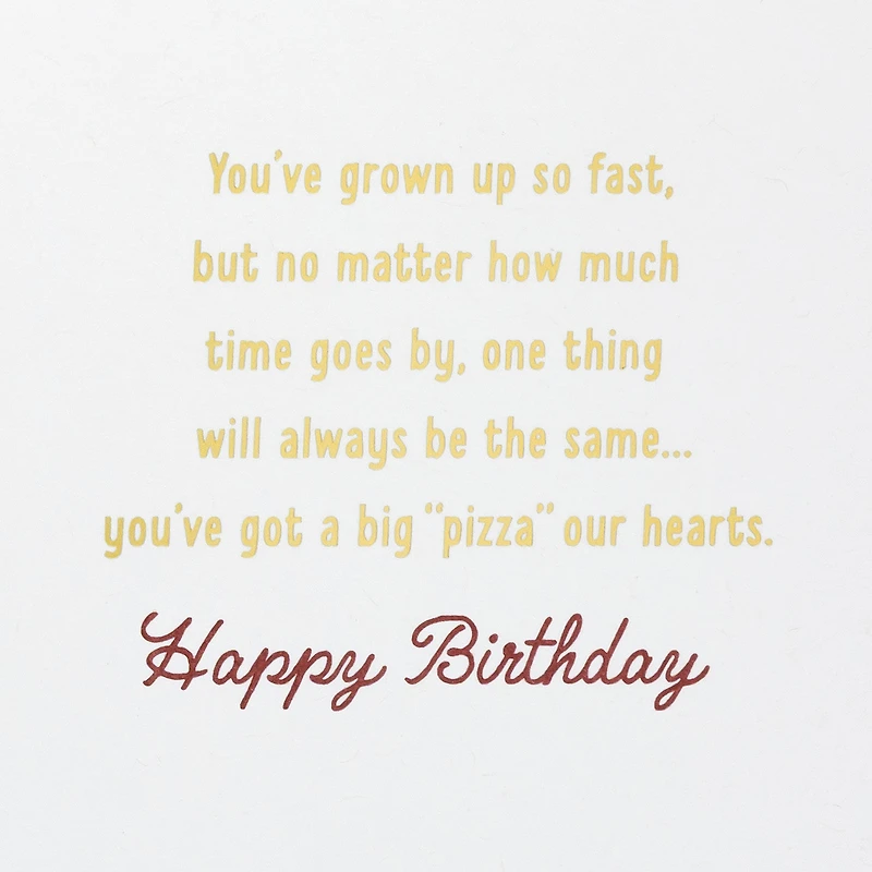 Pizza Our Hearts Birthday Card for Grandson for only USD 6.59 | Hallmark