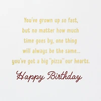 Pizza Our Hearts Birthday Card for Grandson for only USD 6.59 | Hallmark