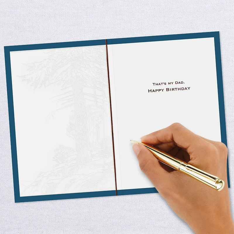 Pine Tree Landscape Scene Birthday Card for Dad for only USD 4.59 | Hallmark