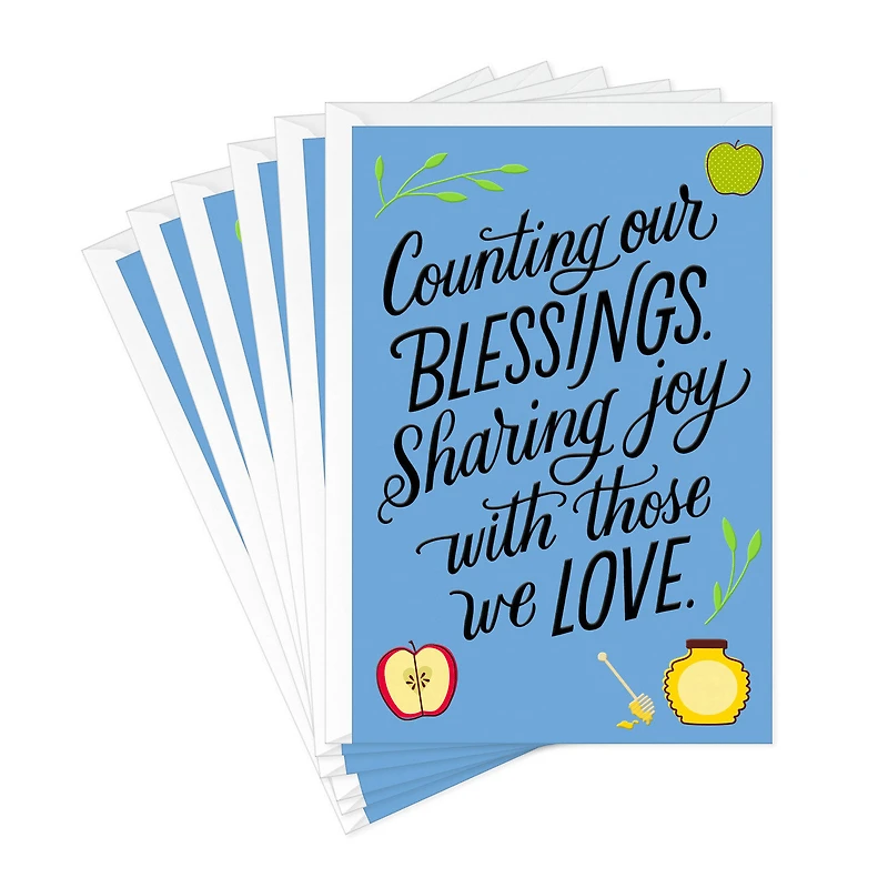 Counting Our Blessings Rosh Hashanah Cards, Pack of 6 for only USD 6.99 | Hallmark