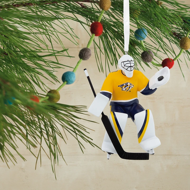 NHL Nashville Predators® Goalie Hallmark Ornament for only USD 14.99 | Hallmark