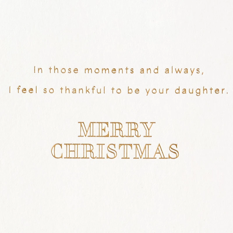 Thankful to Be Your Daughter Christmas Card for Mom and Dad for only USD 4.59 | Hallmark