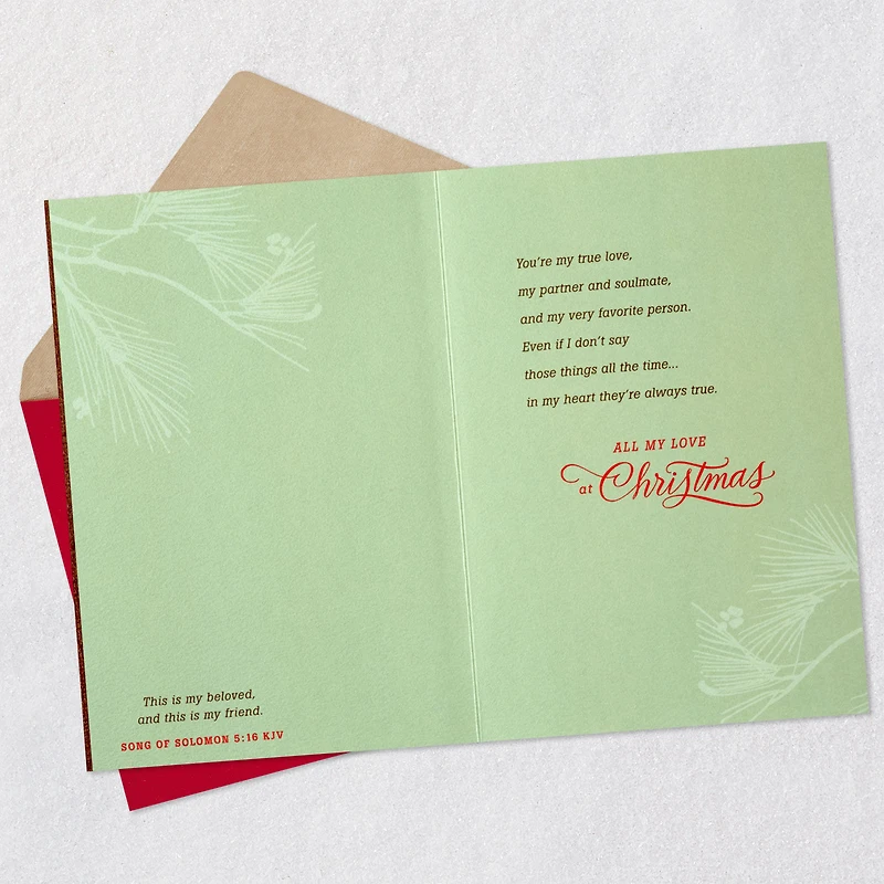 For My True Love and Soulmate Religious Christmas Card for only USD 5.59 | Hallmark