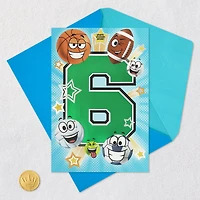 You're An Amazing Kid 6th Birthday Card With Sports Stickers for only USD 4.99 | Hallmark