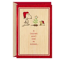 Peanuts® Snoopy and Woodstock You're a Blessing Christmas Card for only USD 5.99 | Hallmark