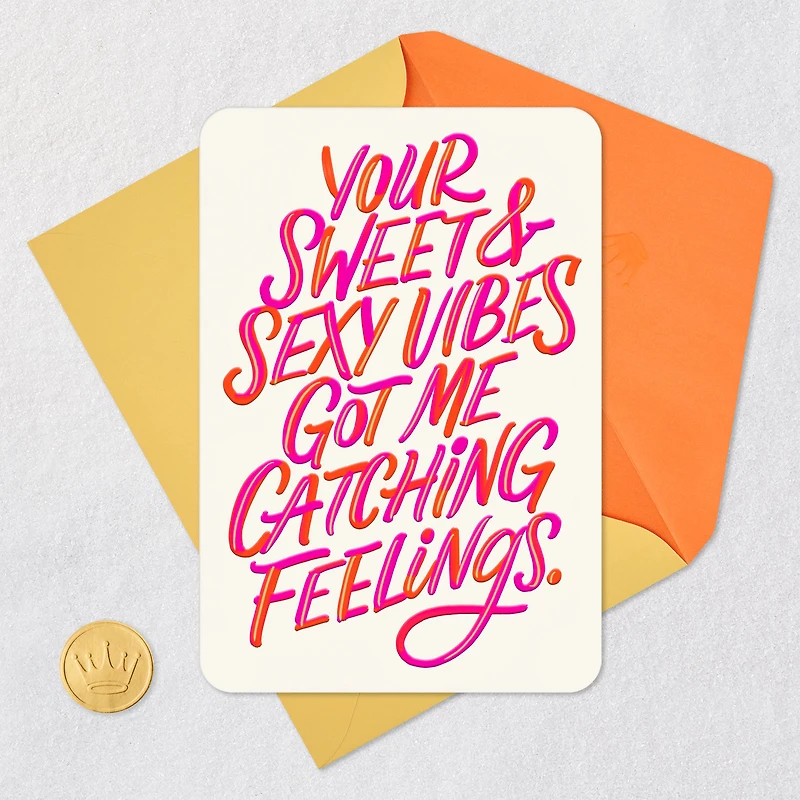You Got Me Catching Feelings Romantic Card for only USD 2.99 | Hallmark