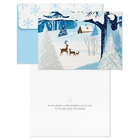 Snowy Landscape With Deer Boxed Holiday Cards, Pack of 16 for only USD 15.49 | Hallmark