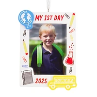 My First Day School 2025 Photo Frame Hallmark Ornament for only USD 14.99 | Hallmark
