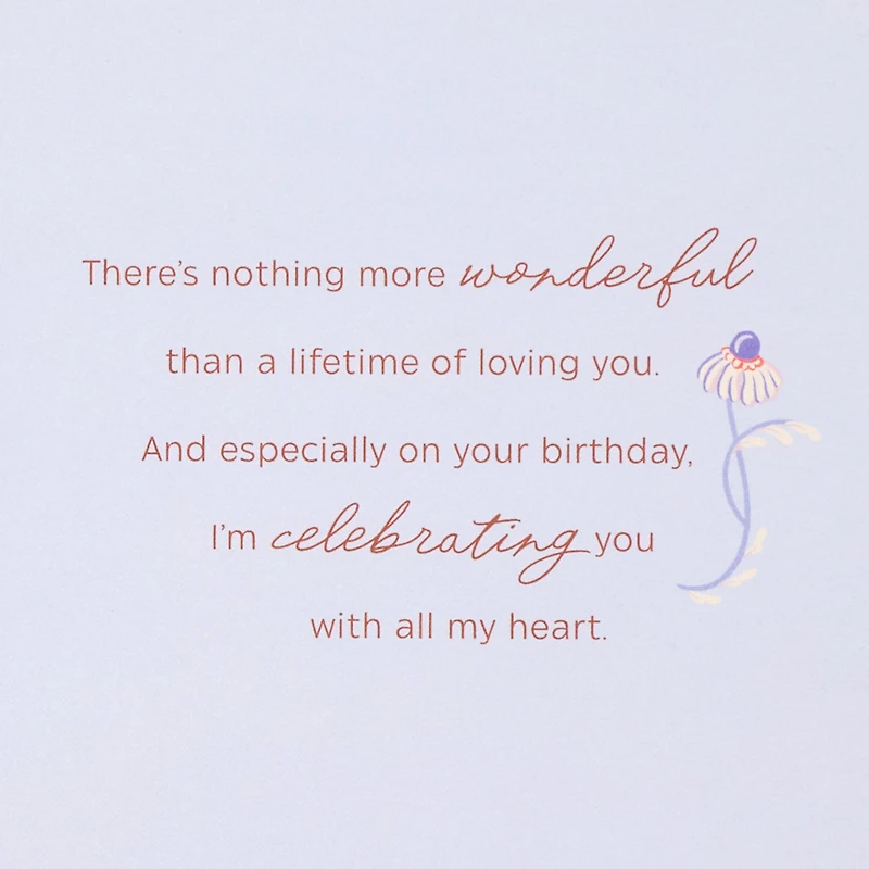Celebrating You and a Lifetime of Love Romantic Birthday Card for Wife for only USD 8.99 | Hallmark