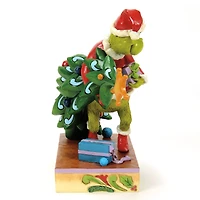 Jim Shore Grinch Stealing Christmas Tree, 7.4" for only USD 74.99 | Hallmark