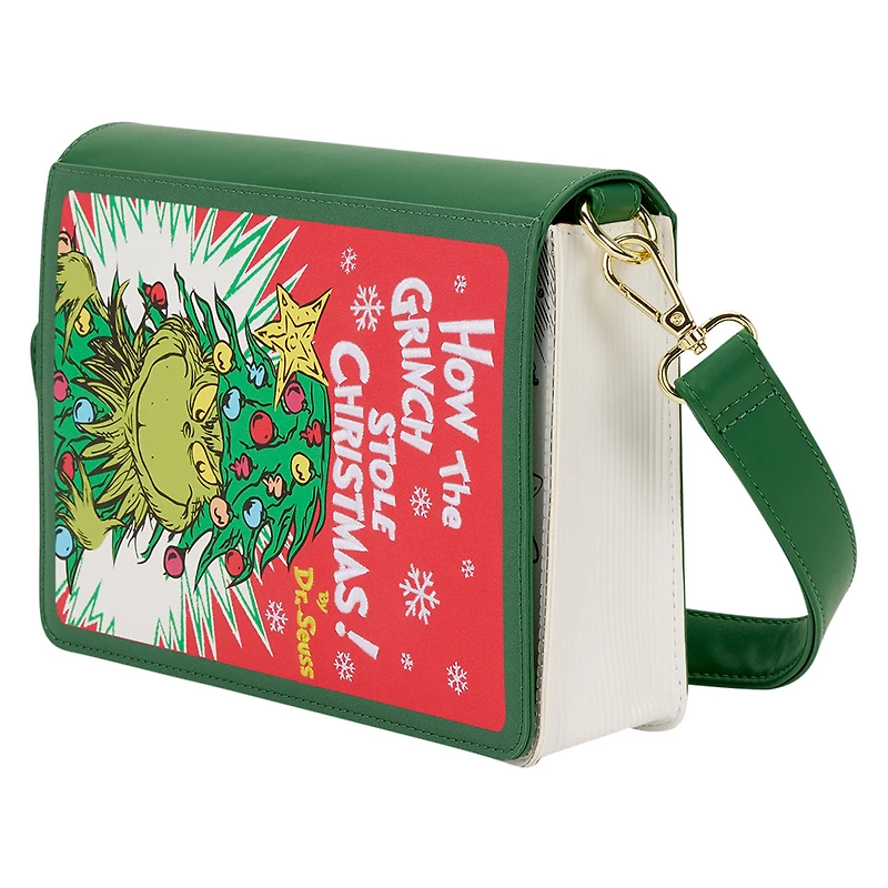 Loungefly Dr. Seuss Grinch Book Crossbody Bag for only USD 70.00 | Hallmark