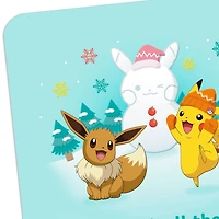 Pokémon Pikachu and Eevee Holiday Fun Christmas Card for only USD 3.99 | Hallmark