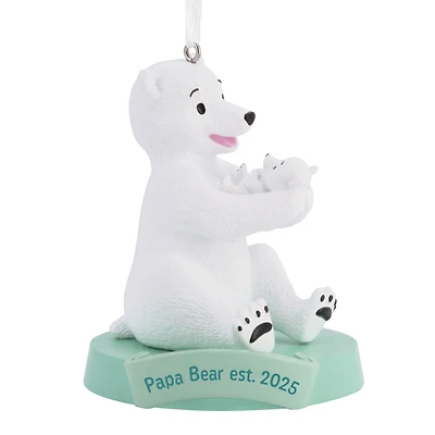 Papa Bear New Dad 2025 Hallmark Ornament for only USD 14.99 | Hallmark
