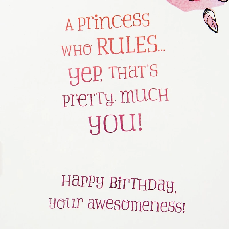 Disney Princess Your Awesomeness Musical Birthday Card for only USD 6.59 | Hallmark