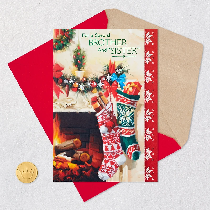 Joy, Love and Memories Christmas Card for Brother and Sister-in-Law for only USD 3.99 | Hallmark