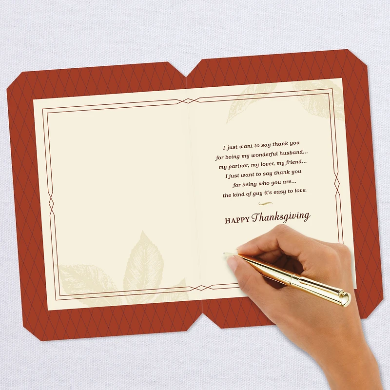 My Partner and Friend Thanksgiving Card for Husband for only USD 3.59 | Hallmark