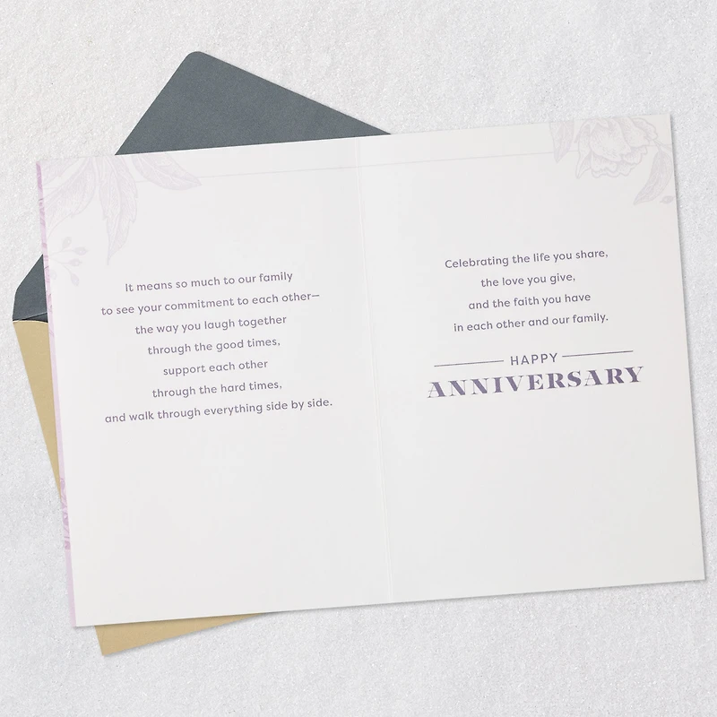 Celebrating Your Firm Foundation Anniversary Card for Couple for only USD 7.59 | Hallmark