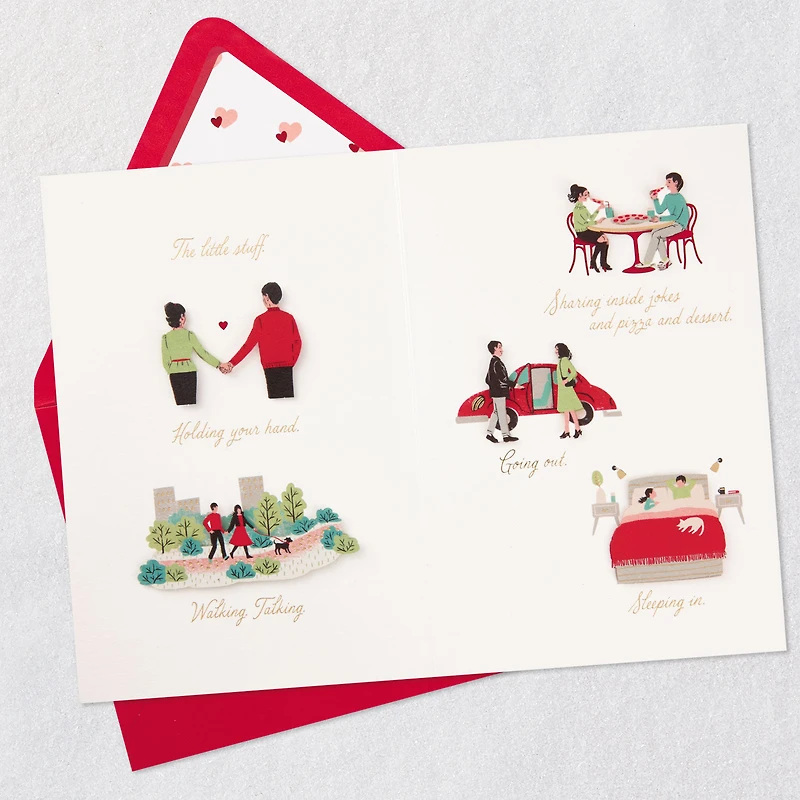 What I Love About Our Life Romantic Anniversary Card for only USD 7.59 | Hallmark