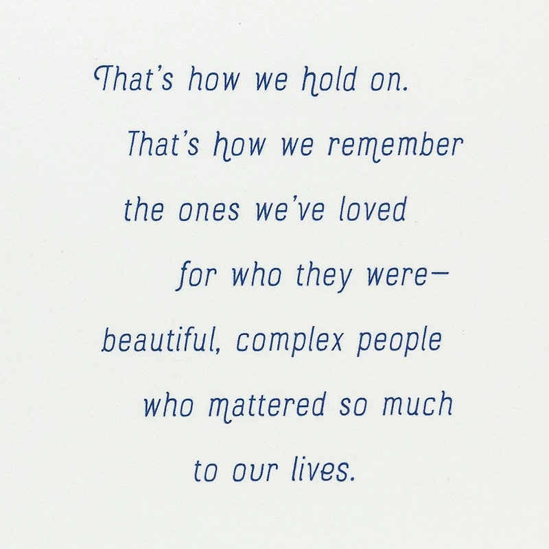 Remembering With You Sympathy Card for only USD 4.99 | Hallmark