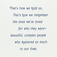Remembering With You Sympathy Card for only USD 4.99 | Hallmark