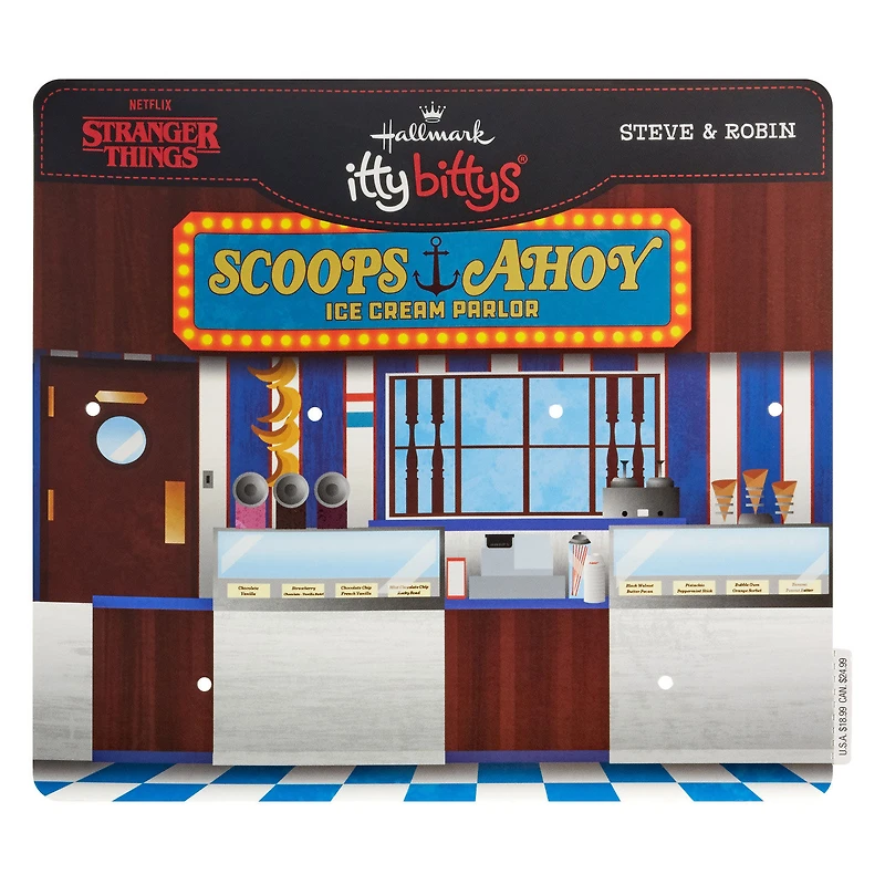itty bittys® Netflix Stranger Things Steve and Robin Scoops Ahoy Plush, Set of 2 for only USD 18.99 | Hallmark