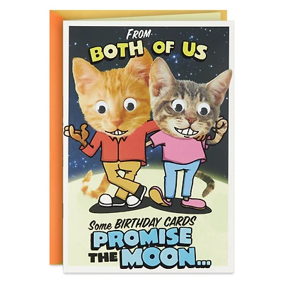 Mooning Cats Funny Pop-Up Birthday Card From Both for only USD 5.59 | Hallmark