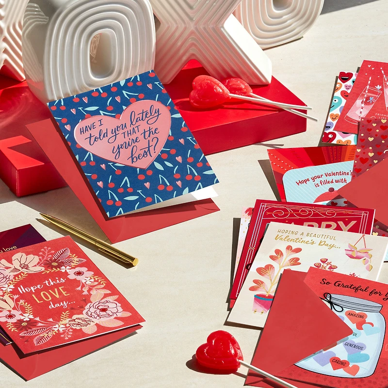 Bold and Bright Assorted Valentine's Day Cards, Pack of 12 for only USD 12.99 | Hallmark