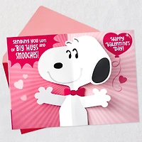 Peanuts® Snoopy and Woodstock Hugs and Smooches Funny Musical Pop-Up Valentine's Day Card for only USD 6.99 | Hallmark