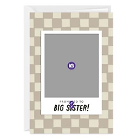 Promoted to Sibling Custom Baby Card for only USD 4.99 | Hallmark