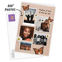 Personalized Butterflies and Daisies Photo Card for only USD 4.99 | Hallmark