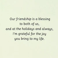Our Friendship Is a Blessing Christmas Card for Friend for only USD 4.59 | Hallmark
