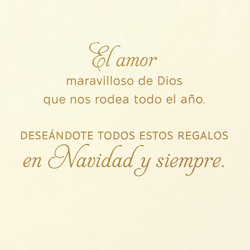 Every Good Thing Comes From God Religious Spanish-Language Christmas Card for only USD 6.59 | Hallmark