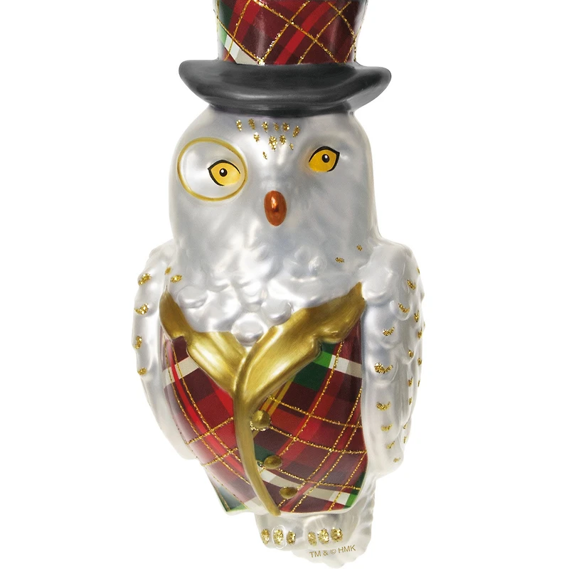 Dapper Owl Glass Ornament for only USD 30.99 | Hallmark