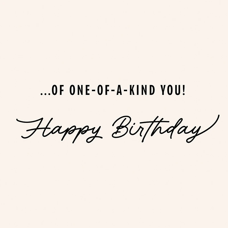 Here's to One-of-a-Kind You Birthday Card for only USD 3.99 | Hallmark