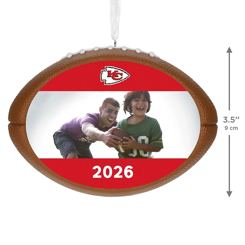NFL Kansas City Chiefs Football Personalized Ornament, Custom Photo and Text for only USD 30.99 | Hallmark