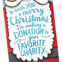 Making a Donation Santa Funny Pop-Up Money Holder Christmas Card for only USD 4.99 | Hallmark
