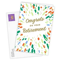 Splatter Art Custom Retirement Card for only USD 4.99 | Hallmark