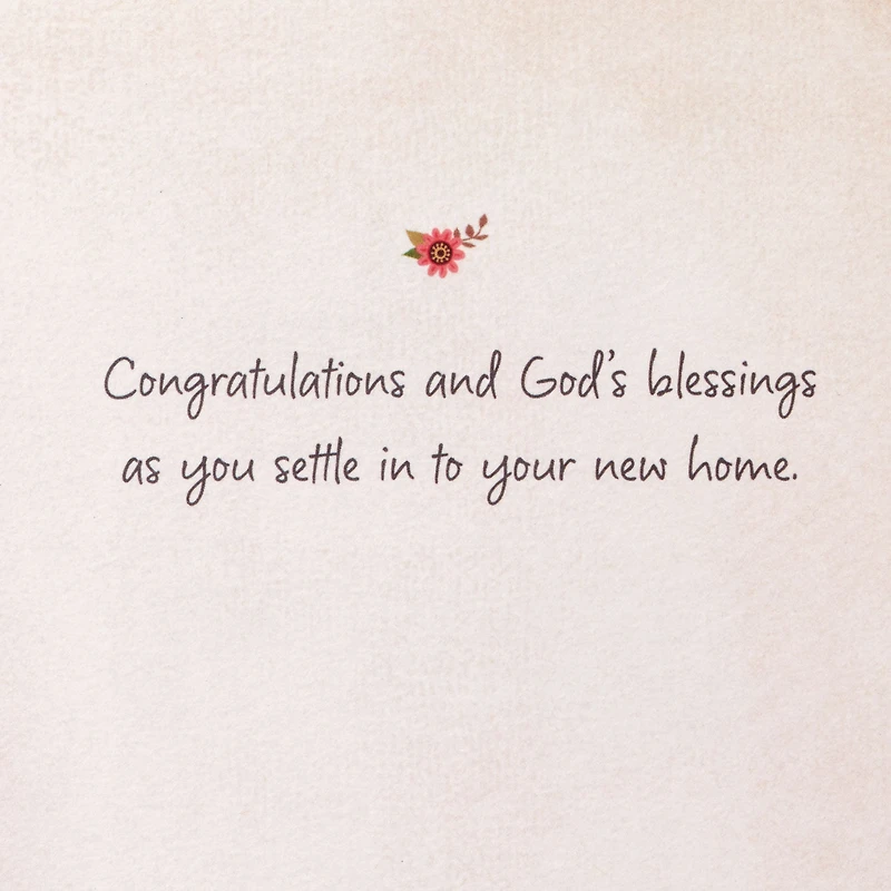 A House Filled With Love Religious New Home Congratulations Card for only USD 3.99 | Hallmark