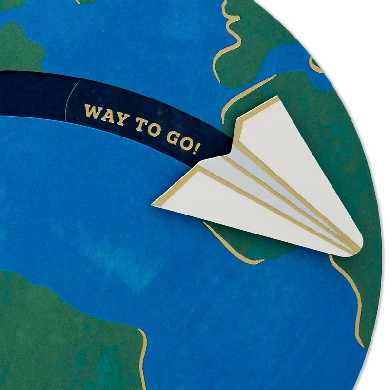 Going Places Paper Craft Graduation Card for only USD 5.99 | Hallmark