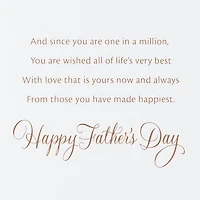 One in a Million Father's Day Card for Dad for only USD 7.59 | Hallmark