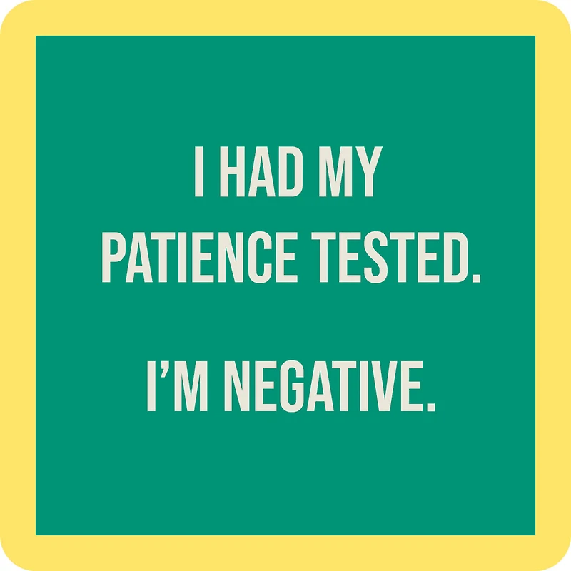 Drinks on Me I'm Negative Funny Coaster for only USD 4.99 | Hallmark