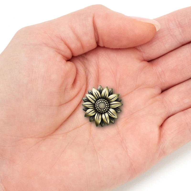 Bloom and Grow Flower Antiqued Metal Pocket Token for only USD 9.99 | Hallmark