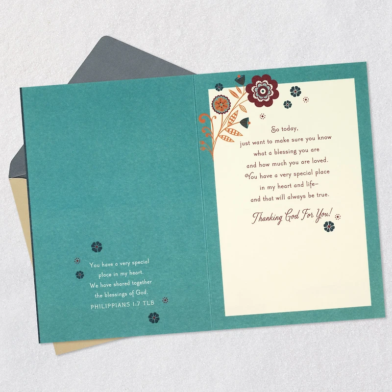 What a Blessing You Are Religious Thanksgiving Card for only USD 4.99 | Hallmark