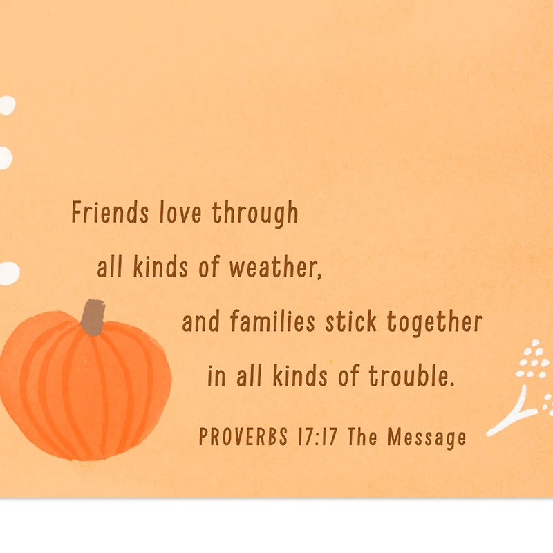 Friends Are Like Family We Choose Religious Thanksgiving Card for only USD 3.99 | Hallmark