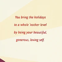 Your Beautiful, Generous, Loving Self Christmas Card for Sister for only USD 3.99 | Hallmark