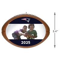 NFL New England Patriots Football Personalized Ornament