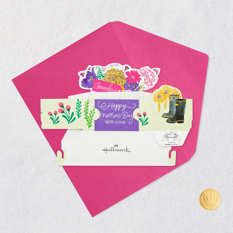 Flower Basket Pop Up Mother's Day Card for Grandma for only USD 5.99 | Hallmark