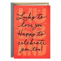 So Lucky to Love You Birthday Card for Husband for only USD 5.59 | Hallmark